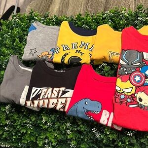 1(Old Navy ) 2 Bold blue 3 carter’s 4 (365 kids 5 gap 6 Disney toy story 7 EIGHT